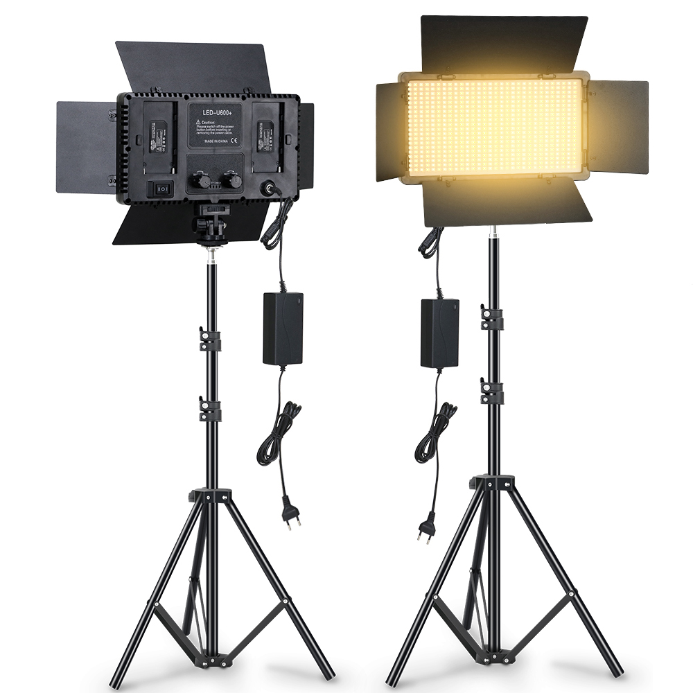 Led Light Panel Stream - LED 写真ビデオライトパネル照明フォトスタジオランプキット三脚スタンド付きライブストリーミング Youtube Tiktok 撮影用