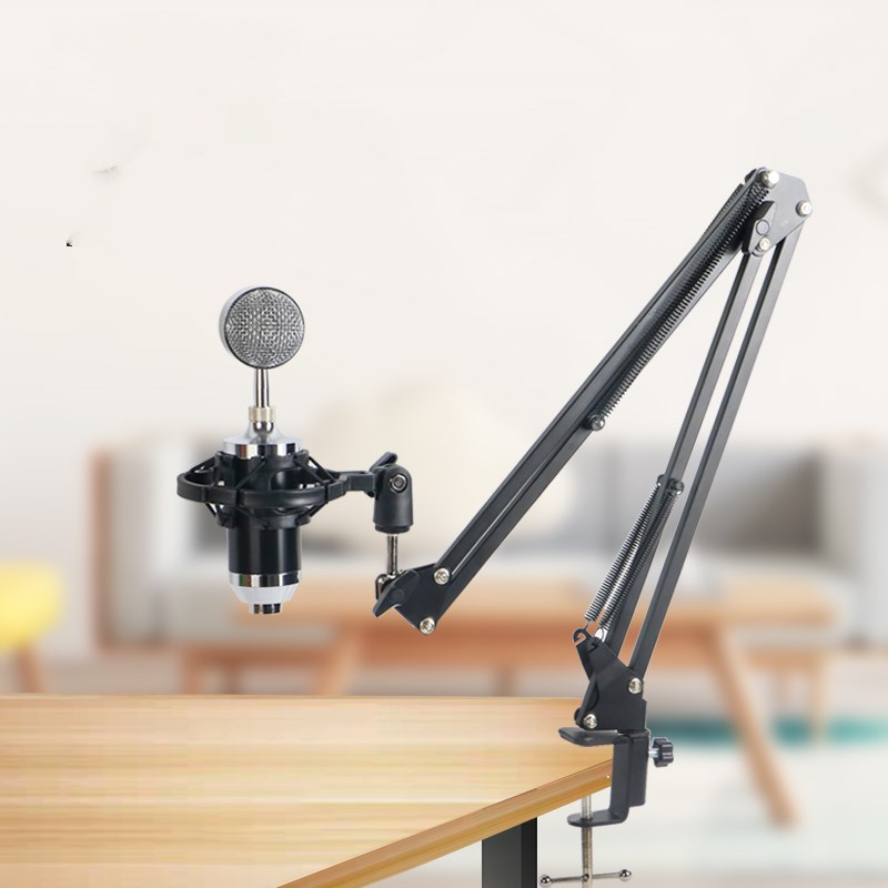 Microphone Arm Boom - NB 35 マイクサスペンションアームスタンドクリップホルダー調整可能な金属ブームシザーアームホルダーとテーブル取り付けクランプ NB-35
