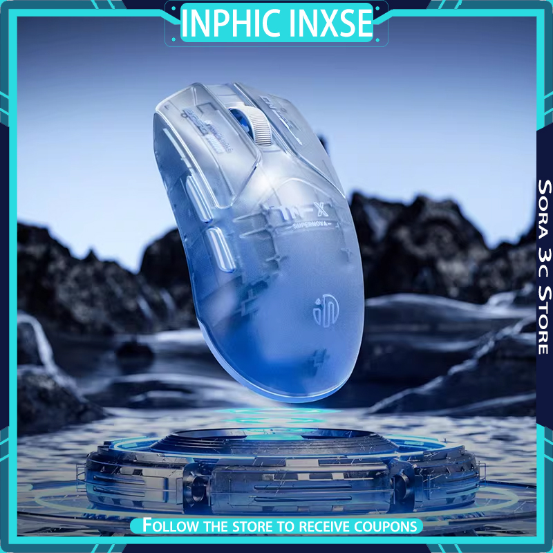 Esports Gaming Design - INPHIC INXSE ワイヤレスマウス デュアルモード 人間工学に基づいた超低遅延 軽量