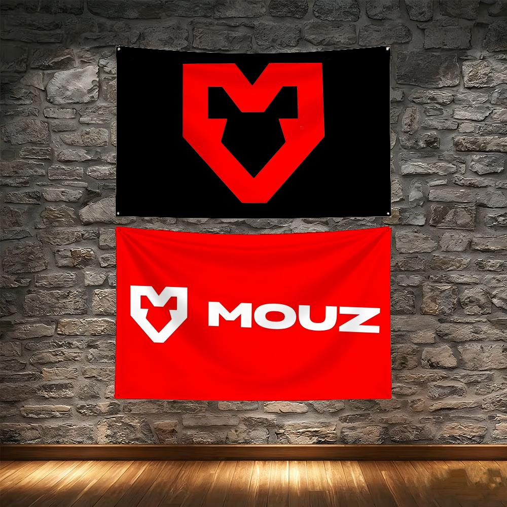Esports Gaming Photo - ミニマルゲーミング M-MOUZS ESports フラッグ タペストリー クリエイティブパターン