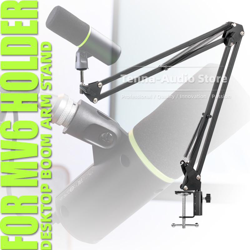 Shure MV6 MV 6 USB シザーテーブルデスクマ - Microphone Arm Boom のレビューと価格