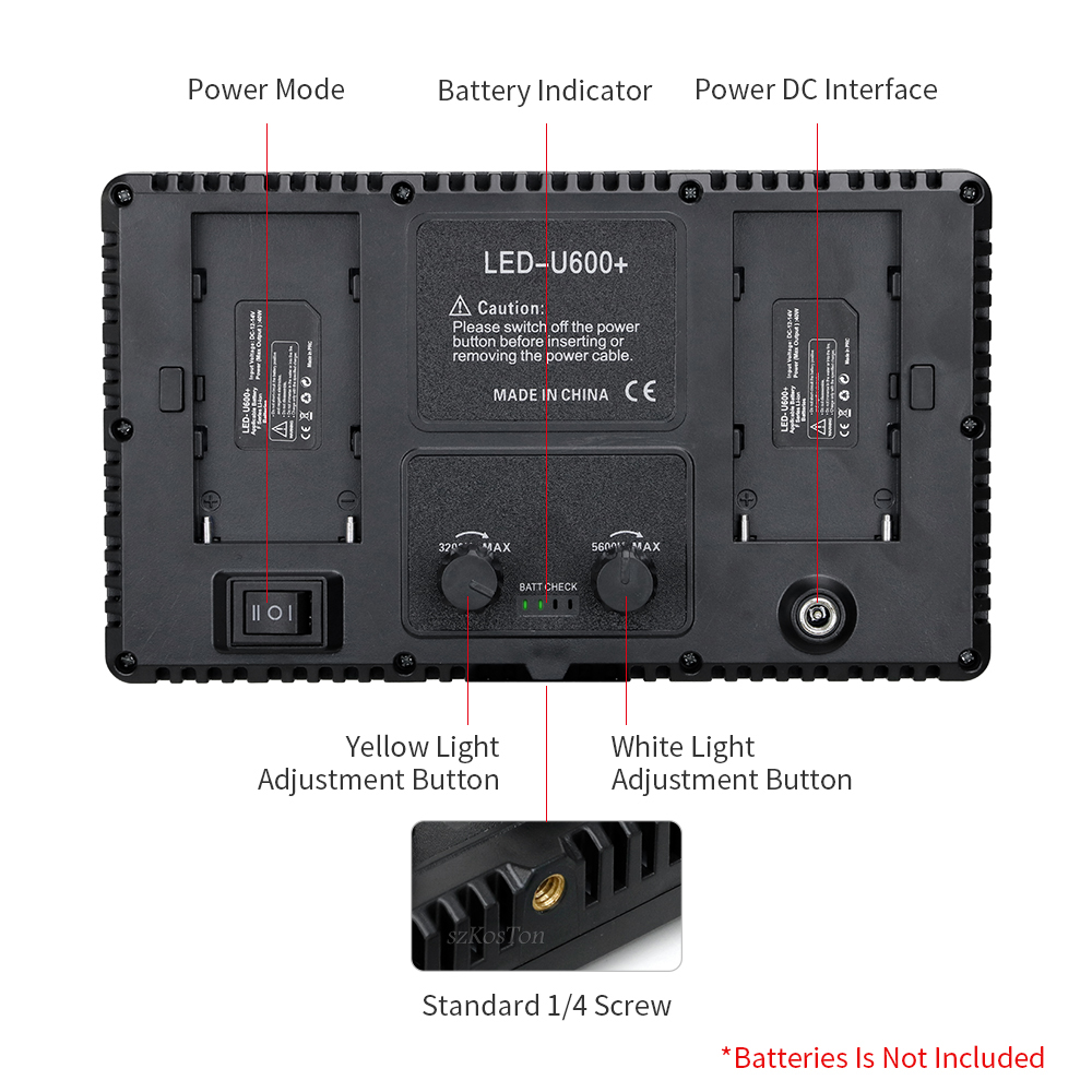 LED 写真ビデオライトパネル照明フォトスタジオランプキット - Led Light Panel Stream のレビューと価格