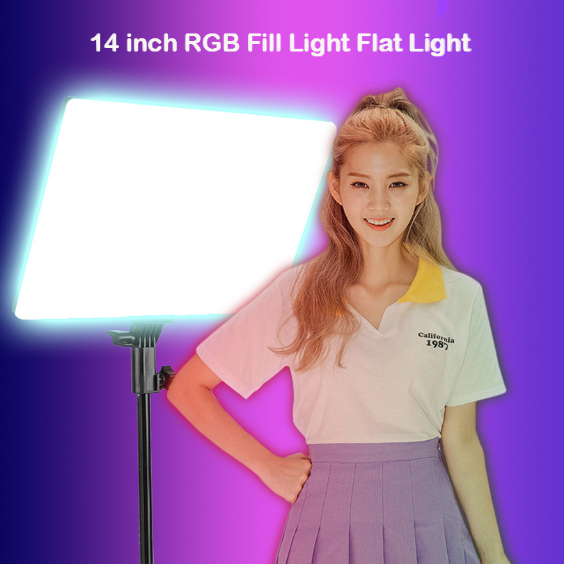 RGB 14 インチ LED ビデオライトリモコン写真撮影  - Led Light Panel Stream のレビューと価格
