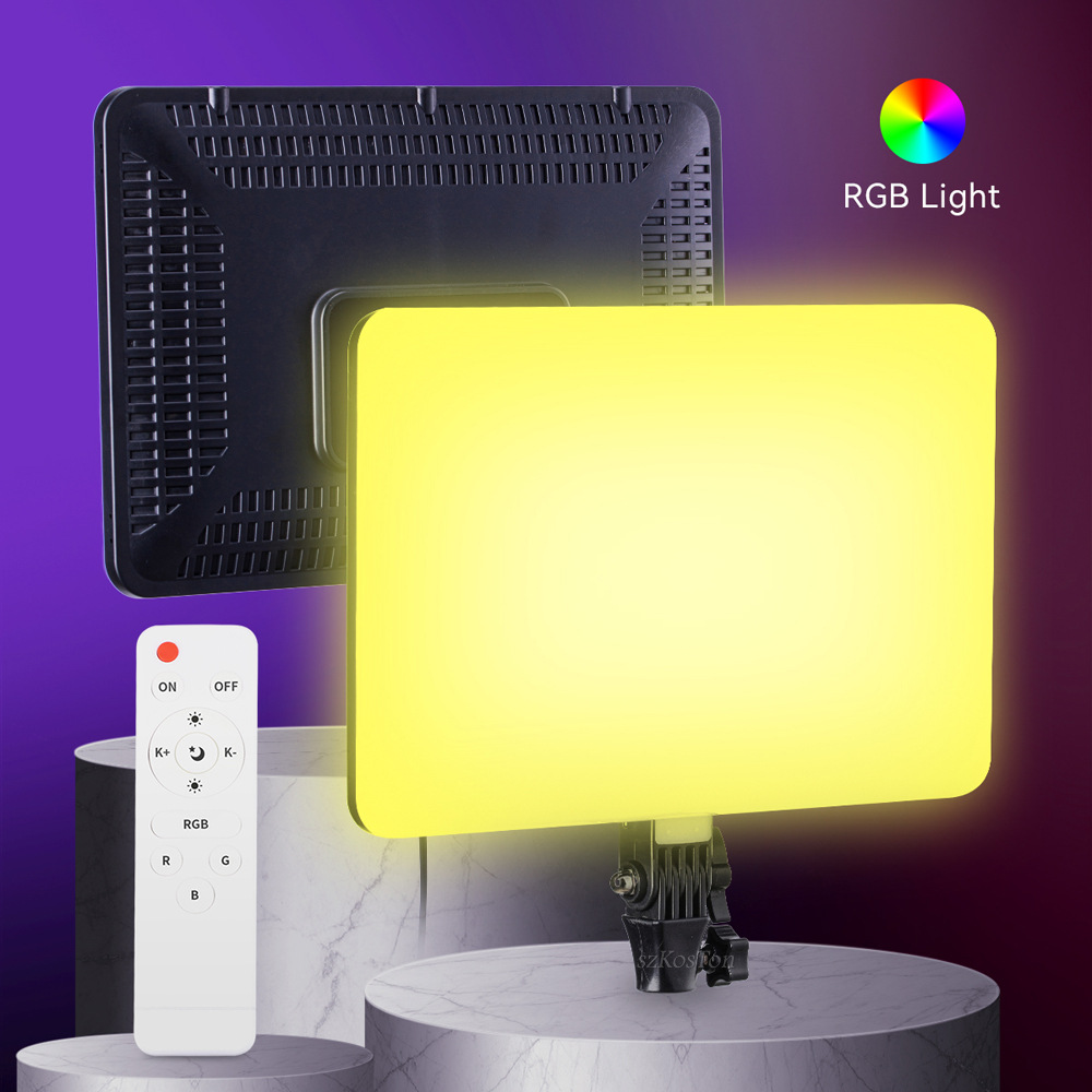 RGB 14 インチ LED ビデオライトリモコン写真撮影  - Led Light Panel Stream のレビューと価格