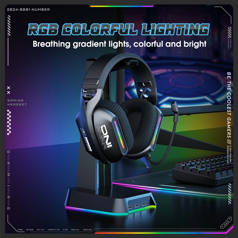 ONIKUMA GT808 ワイヤレスゲーミングヘッドセット - Esports Gaming Headphones のレビューと価格