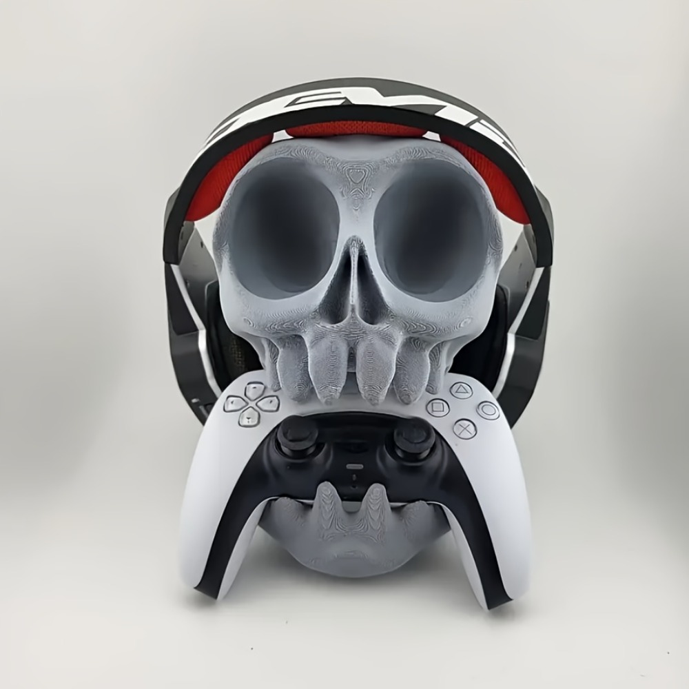 頭蓋骨型コントローラースタンドヘッドフォンホルダー 2-in - Esports Gaming Headphones のレビューと価格