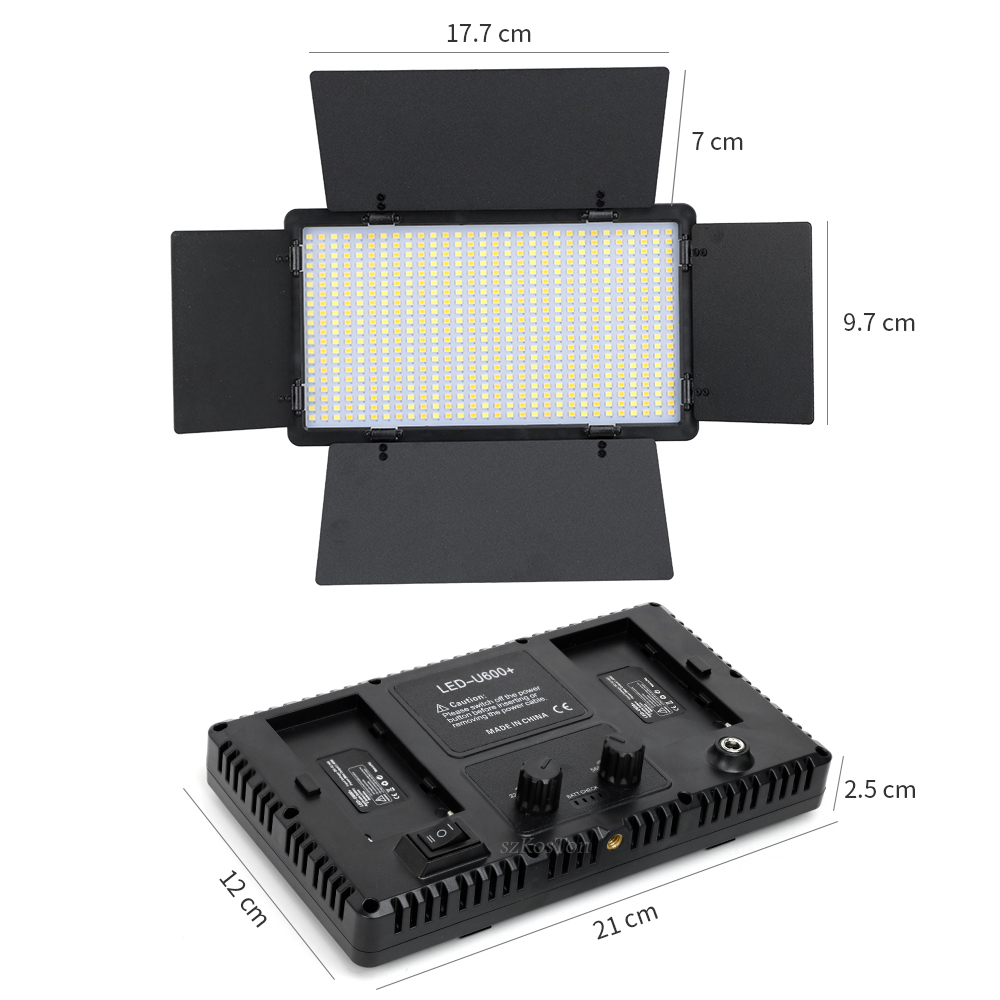 LED フィルランプビデオライトパネル二色 3200-650 - Led Light Panel Stream のレビューと価格