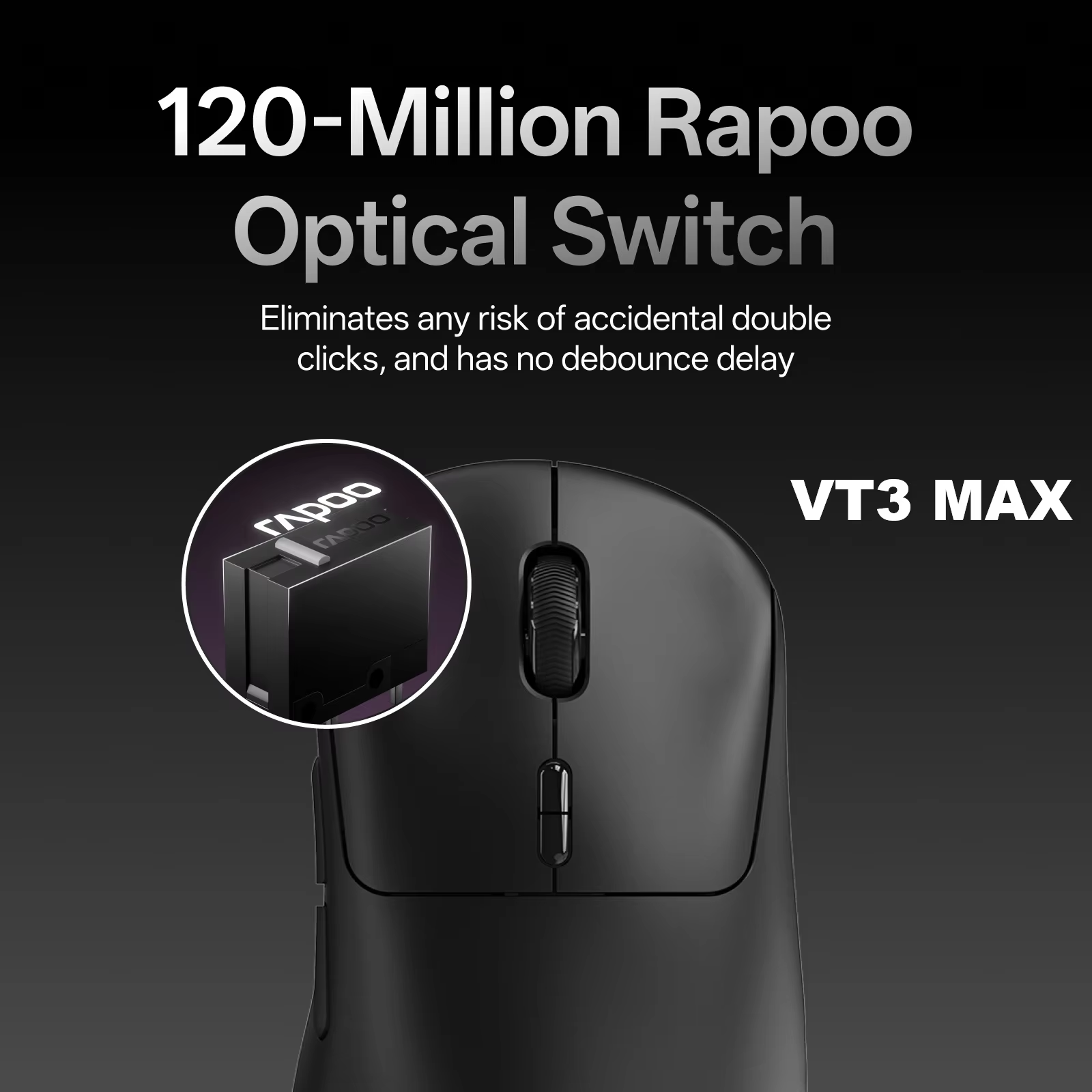 Rapoo ワイヤレスゲーミングマウス 8K ポーリングレー - Esports Gaming Design のレビューと価格