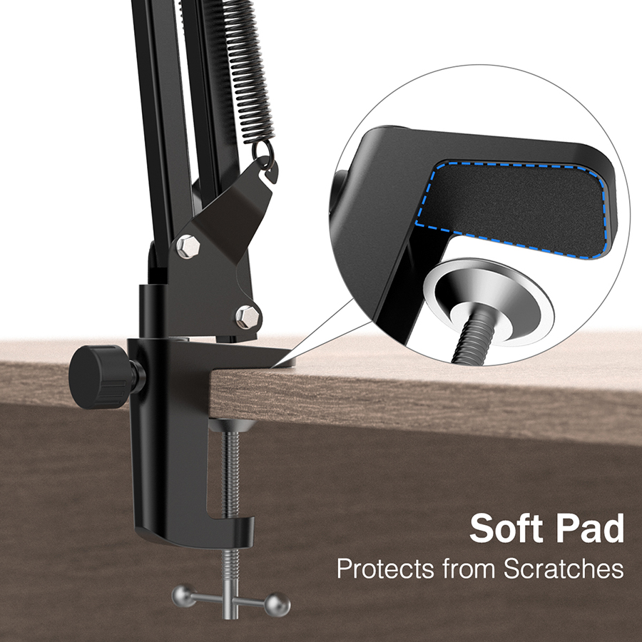 FIFINE マイクアームブーム、高耐久クランプ付き調整可能 - Microphone Arm Boom のレビューと価格
