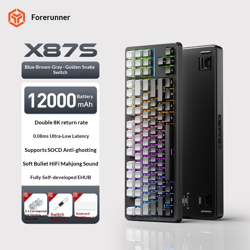Forerunner X87S ワイヤレスBluetooth - Esports Gaming Design のレビューと価格