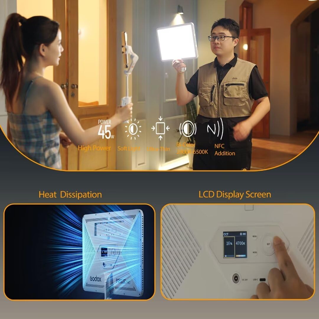 Godox P260C Pro LED ビデオライトパネル  - Led Light Panel Stream のレビューと価格