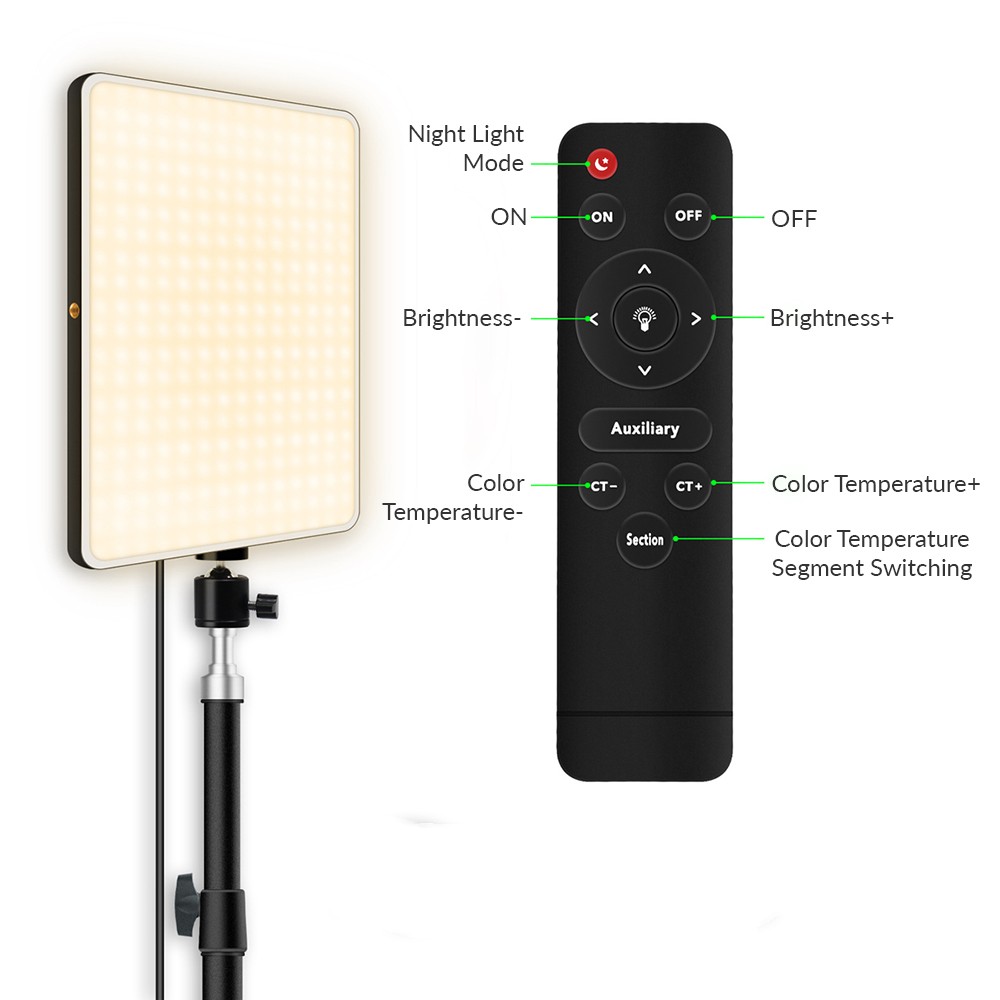 調光可能な LED ビデオライトパネル EU プラグ 270 - Led Light Panel Stream のレビューと価格