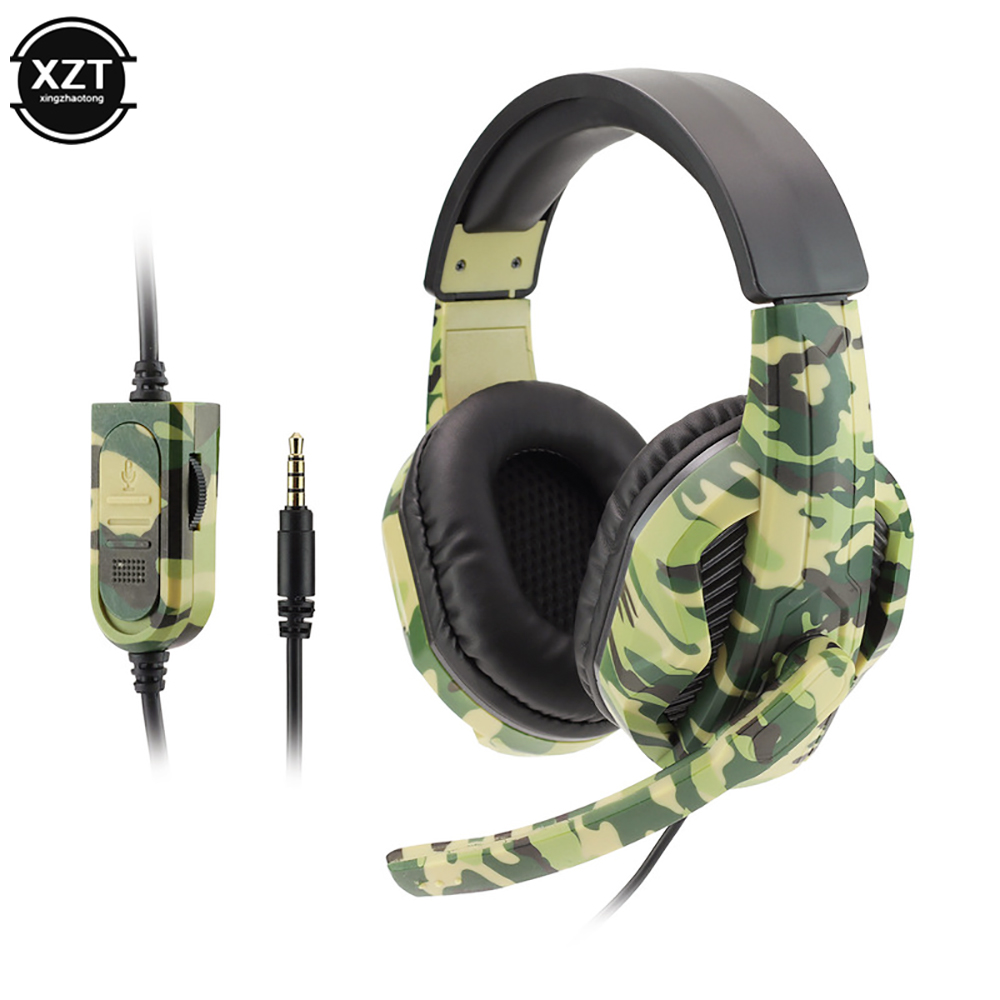 迷彩ゲーミングヘッドセット 3.5 ミリメートル AUX ジ - Esports Gaming Headphones のレビューと価格