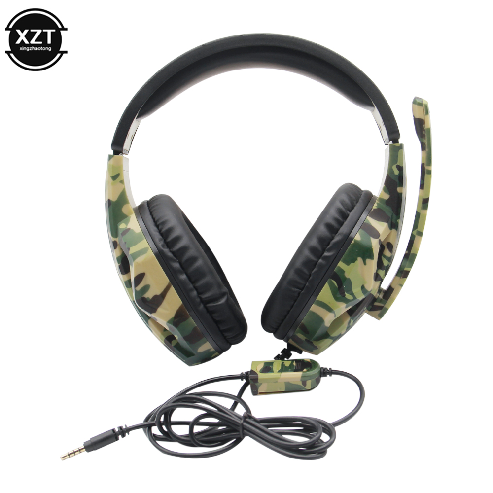 迷彩ゲーミングヘッドセット 3.5 ミリメートル AUX ジ - Esports Gaming Headphones のレビューと価格