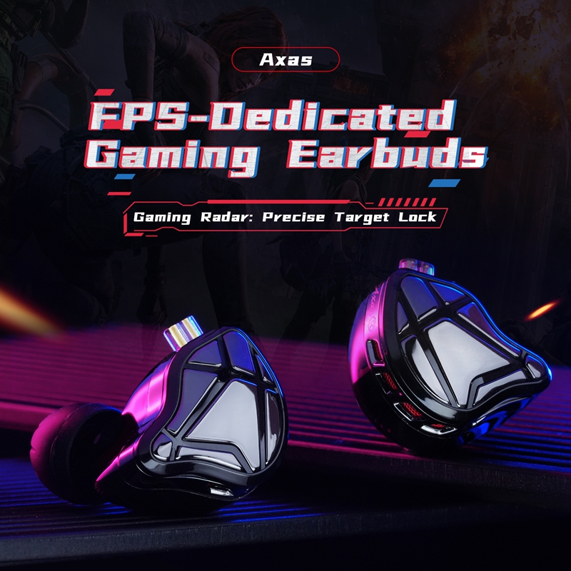    KZ Axas FPSゲーミングIEMヘッドホン プ - Esports Gaming Headphones のレビューと価格